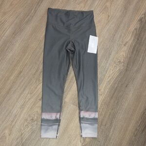 Athleta Olive Green High-Waist Leggings with Ombre Hem Size XS Nwt